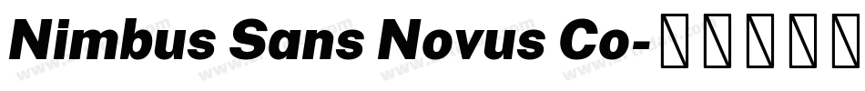 Nimbus Sans Novus Co字体转换